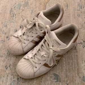 Rose Gold Adidas Superstar